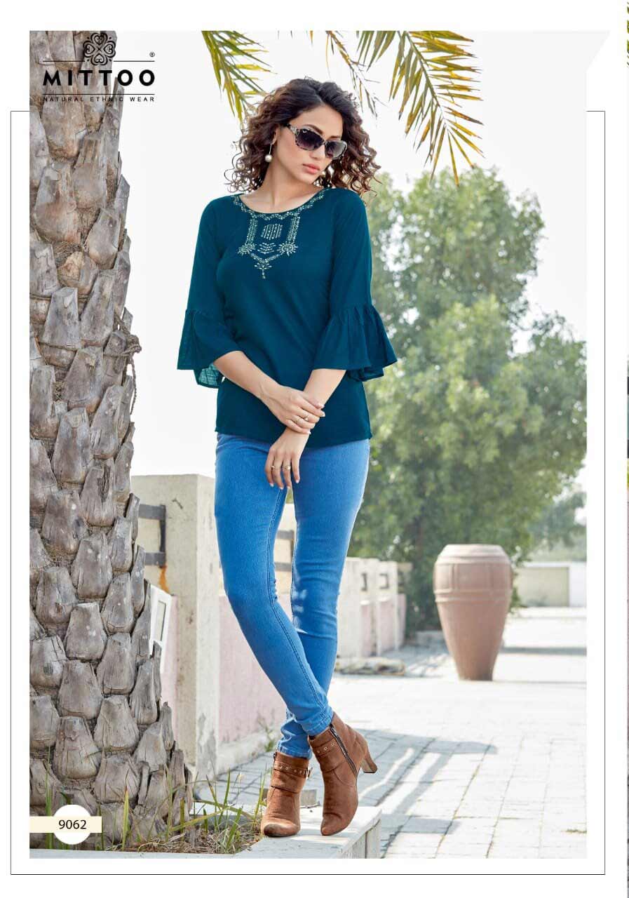 Poorva Vol-9 Viscose Designer Tops Catalog Poorva Vol-9 Viscose Designer Tops Catalog